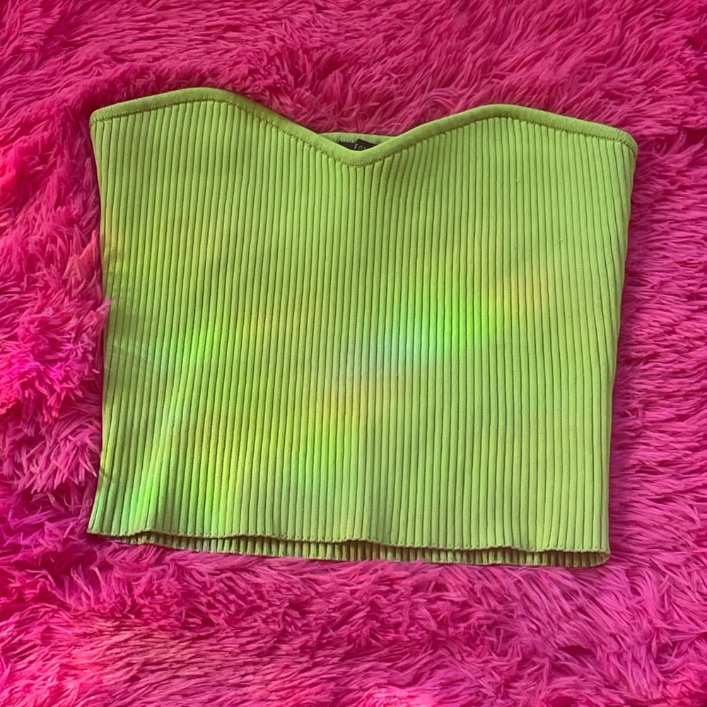 Green tube top